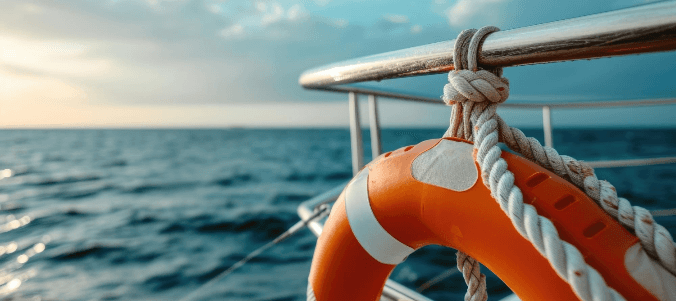 Sailing in the picturesque waters of Goa on a luxury yacht