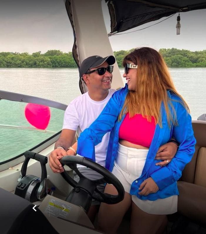 Romantic yacht dining setup on the water in Goa